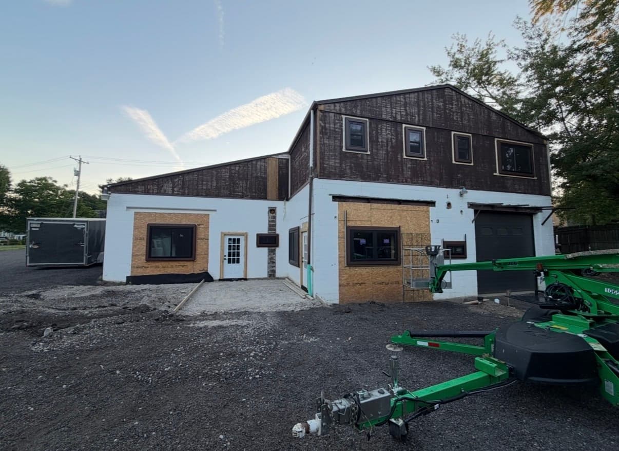 Building exterior before renovation